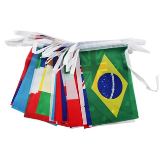 Crazy Cup String National Flag Set 