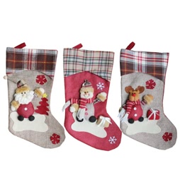 3pcs/set Christmas Hanging Stockings